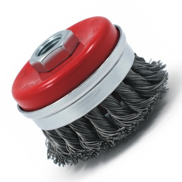 Topfbürste Ø 80 mm M14 gezopft-Winkelschleifer